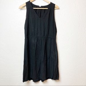 Old navy casual dress black elastic waist size large